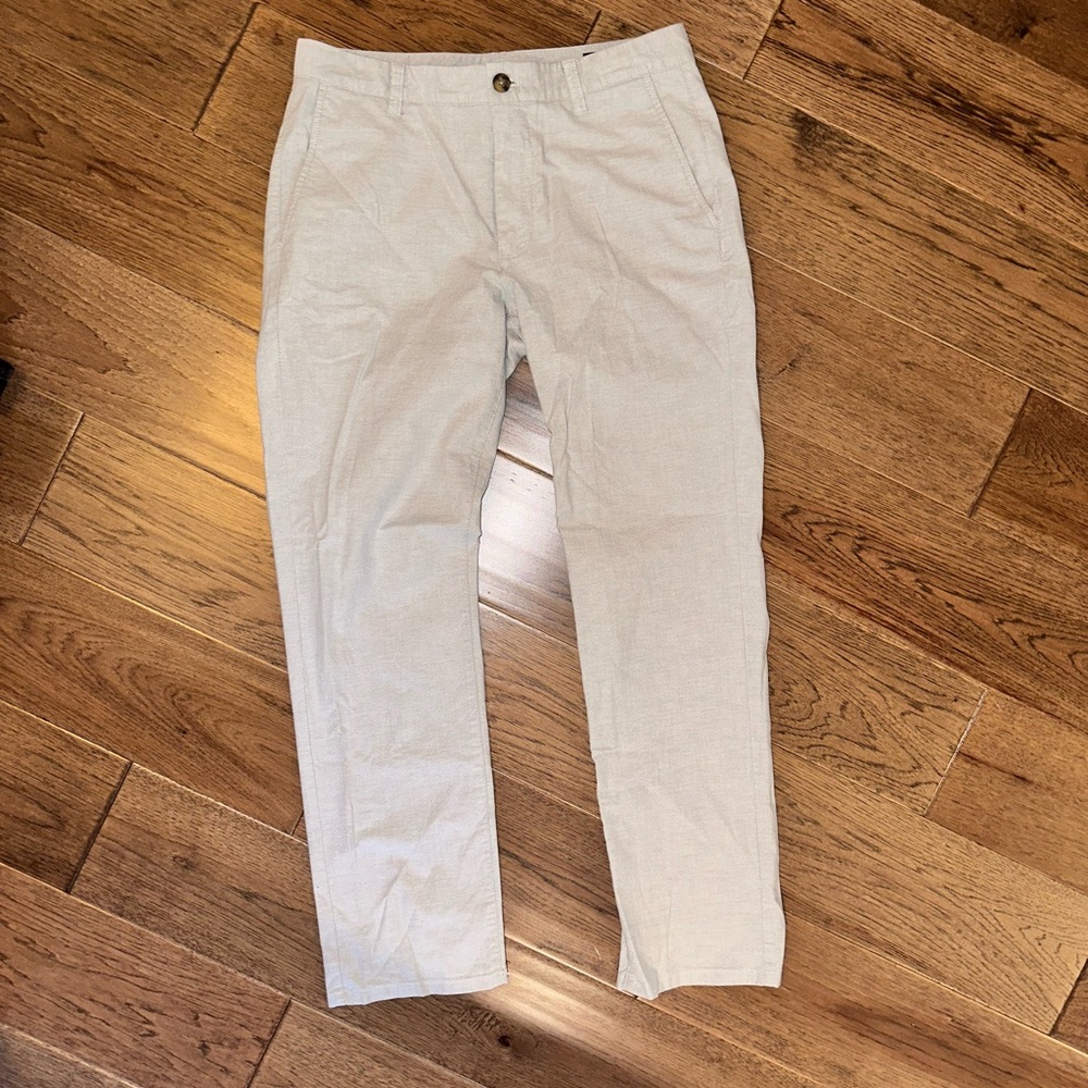 Men’s Bonobos light gray pants